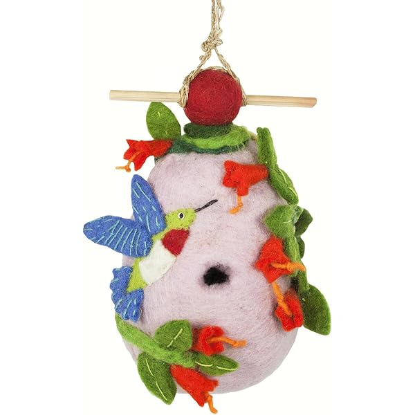 Decorative Birdhouse Nest Home Decoration Wood Bird Feeders Bird