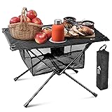 ZUNE LOTOO Portable Camping Table Folding, Small