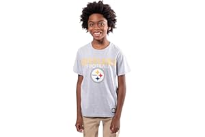 Ultra Game NFL Boys Active Crew Neck T-Shirt