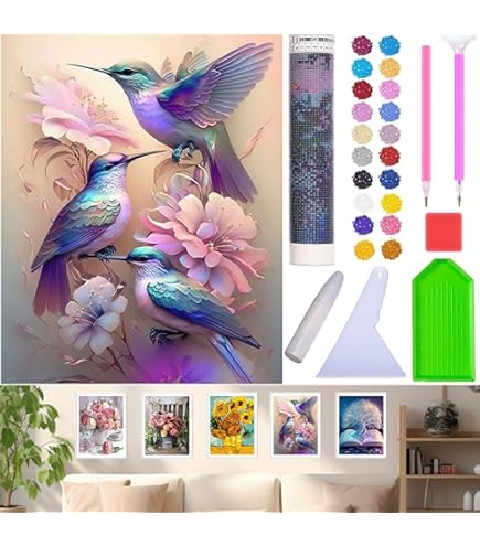 Kit Diamond Painting Paesaggio Marino 30x40 Cm - Pittura Diamante 5D Per Adulti, Con Diamanti E Attrezzi Completi