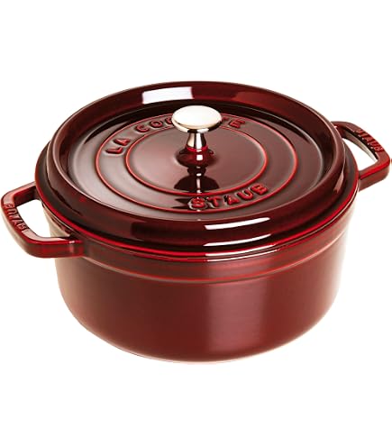 Amazon.com: staub Cocotte Round Sorbet Rose Z1032-759 
