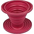 Kuissential SlickDrip- Collapsible, Reusable Silicone Coffee Dripper- Filter Cone- Easy Manual Coffee Brew Maker- Makes 1 to 