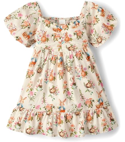 Carter's Baby Girls' Floral Sateen Dress 6 Months: Clothing, Shoes & Jewelry