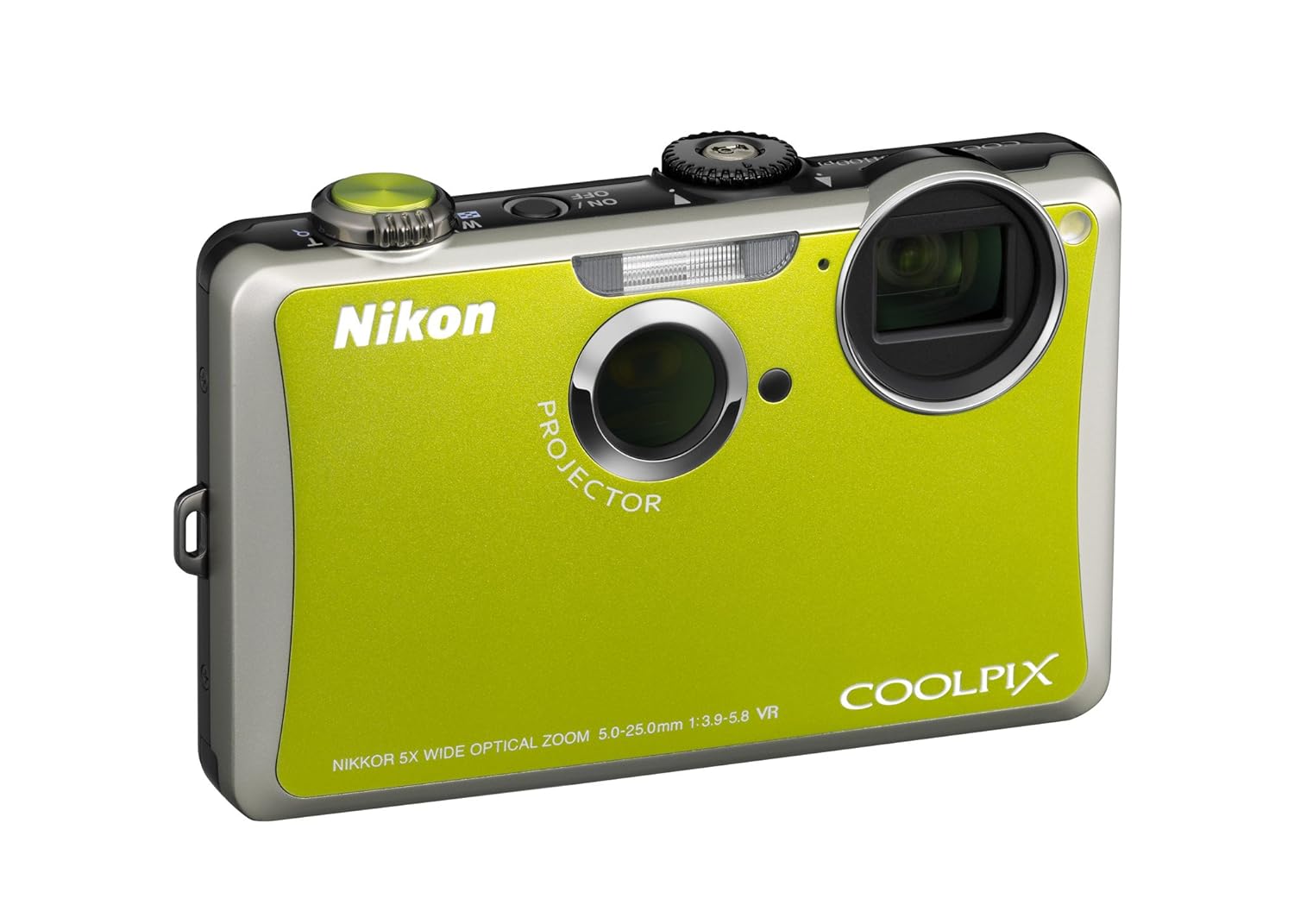 Amazon.com : Nikon Coolpix S1100pj 14 MP Digital Camera with 5x Wide Angle  Optical Vibration Reduction (VR) Zoom and 3-Inch LCD and Built-in Projector  ...