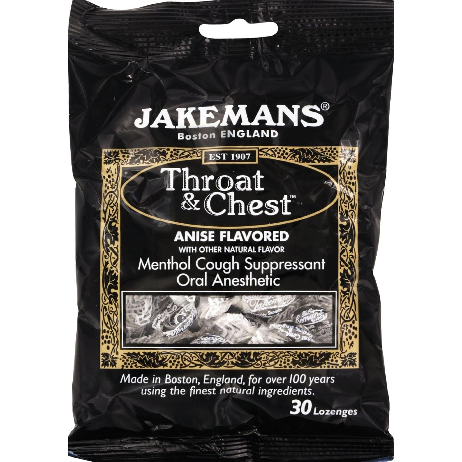Jakemans Throat N Chest Lozenges Licorice Menthol Amazon.co.uk Health