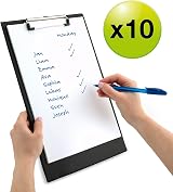 Rapesco 1745 Business Pack 10 A4+ Standard Clipboards Black view 2