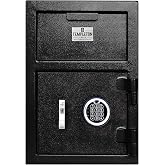 Templeton Safes T862 Depository Drop Safe, Multi-User Keypad, 1.12 CBF | 1.12 CF depository drop safe, 6-user keypad, anti-fishing drawer, triple bolt locking, backup keys