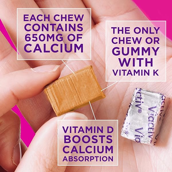 VIACTIV CALCIUM PLUS VITAMIN D SUPPLEMENT SOFT CHEWS, BROWN, MILK CHOCOLATE, 180 COUNT