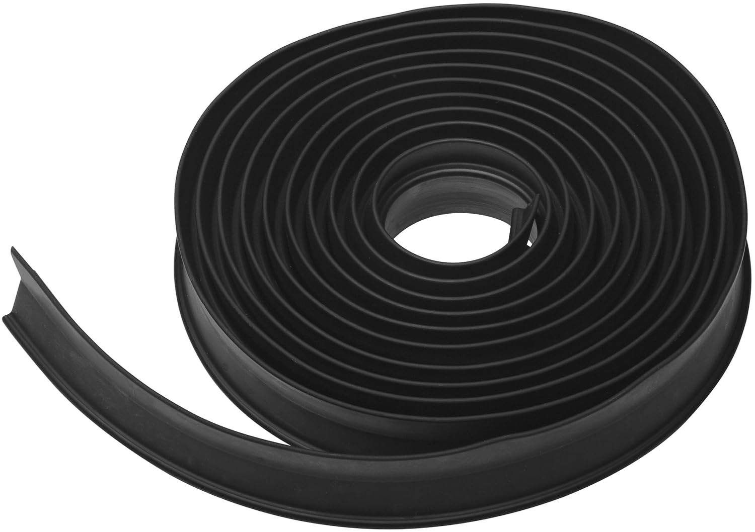 National Hardware V7664 16' Garage Door Weatherstripping in Black