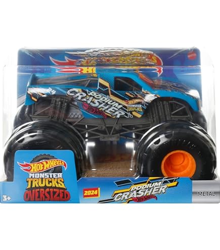 1/24 スケール　モンスタートラックス - ティラノサウルス・レックス Hot Wheels GIANT 1:24 Scale T-Rex Monster Trucks Vehicle