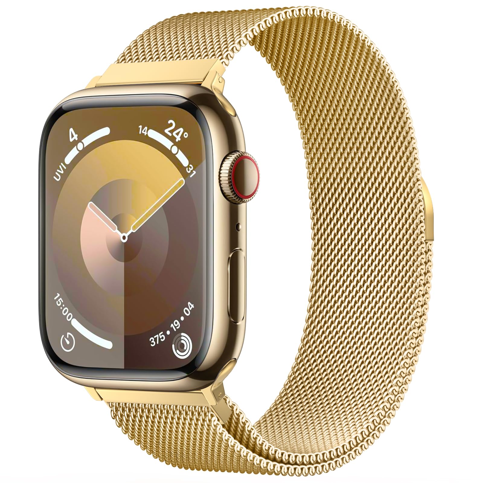 Photo 1 of Original Stainless Steel Milanese Loop Compatible with Apple Watch Band 38mm 40mm 41mm 42mm 44mm 45mm 49mm, Magnetic Clasp Replacement Band for iwatch Series 9, Ultra 2, SE, Ultra, 8 7 6 5 4 3 2 1,