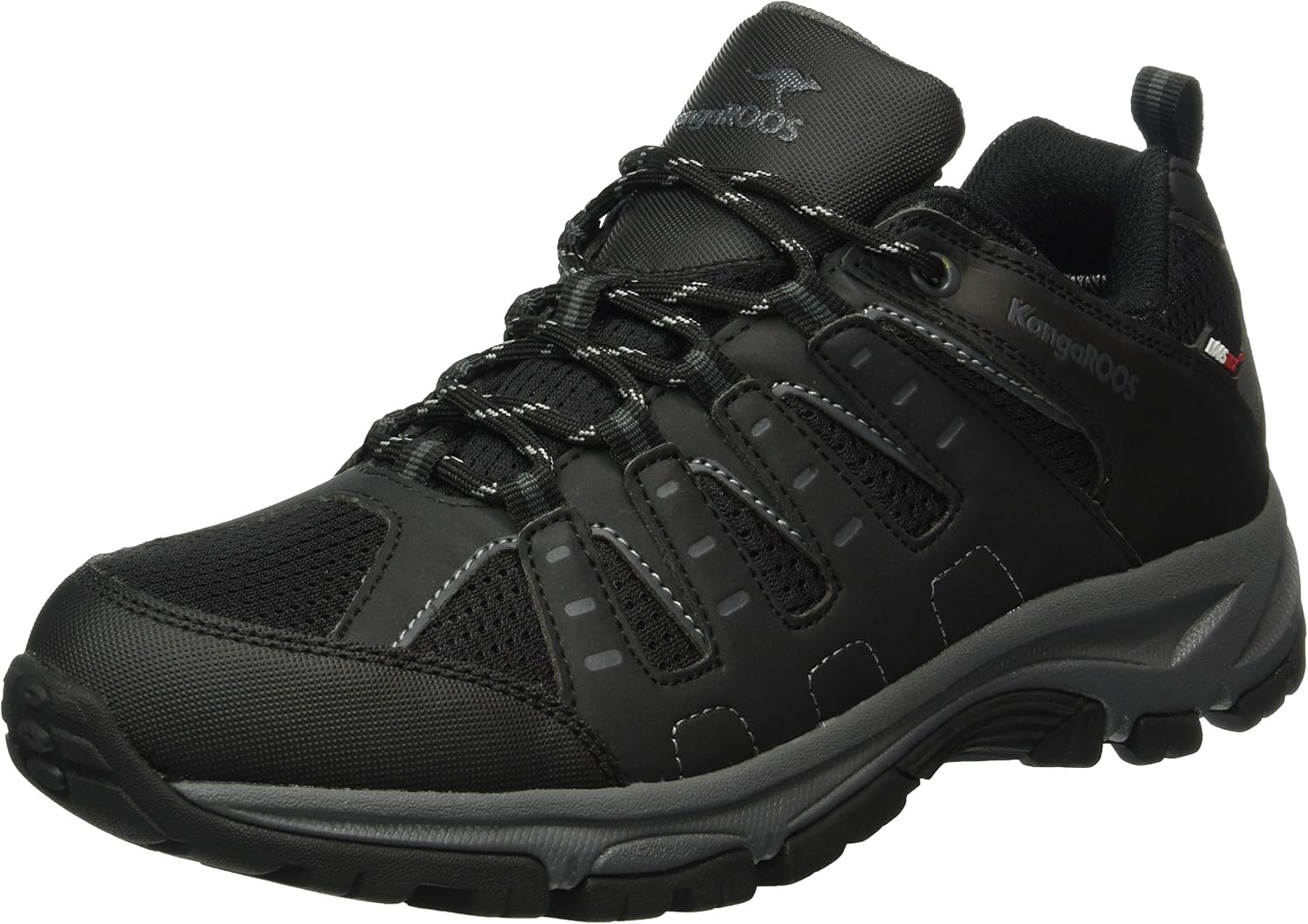 KangaROOS Men's Outdoor Shoes Low Rise Hiking Boots, Black