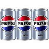 Diet Pepsi Cola Soda Pop, Zero Sugar, 7.5oz mini Cans, 6 pack