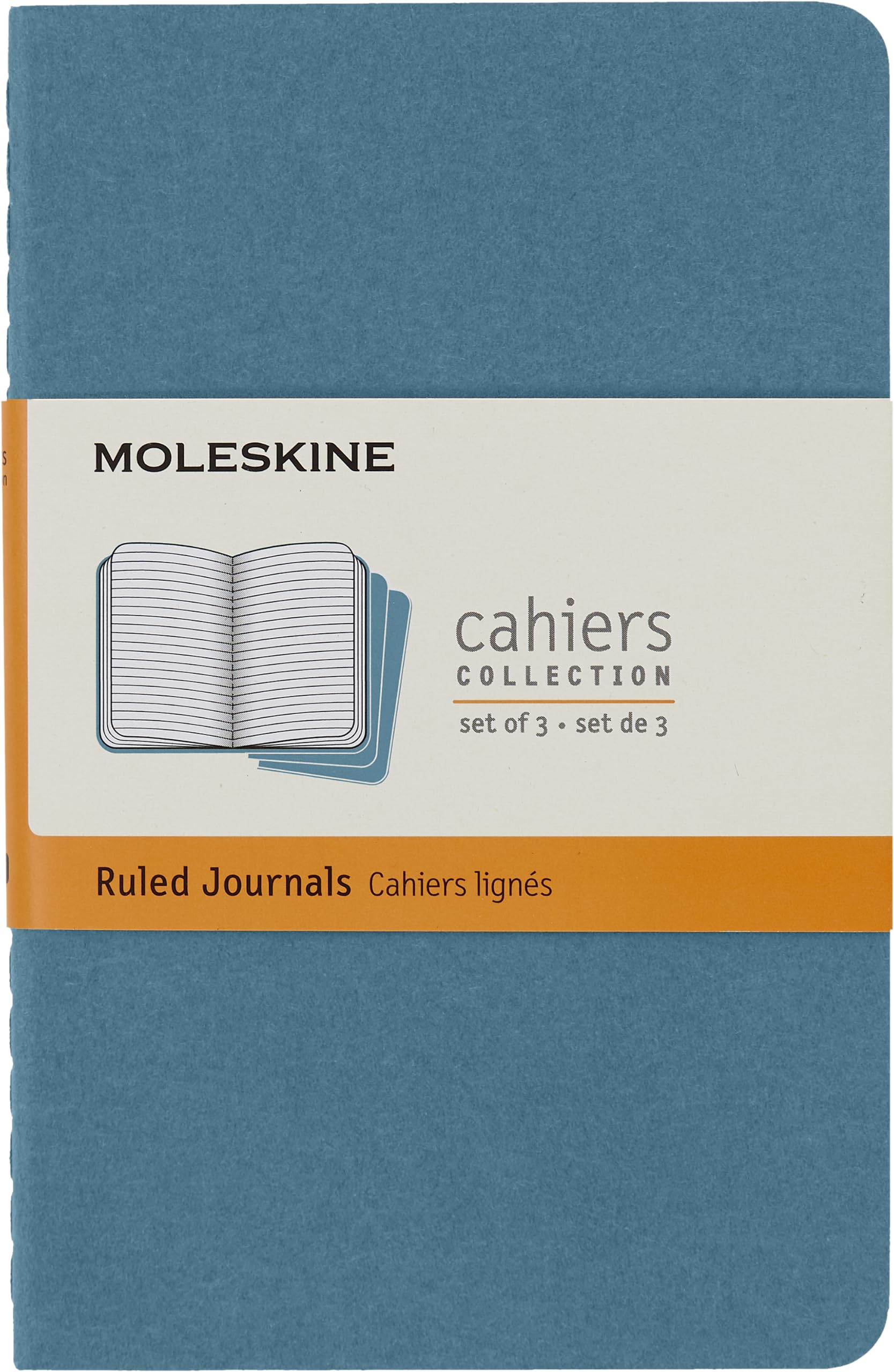 Set Of 3 Moleskine Pocket Ruled Cahier Journals