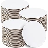 Sudaya Cake Boards 50 PCS, Cake Boards 10 Inch Round, Cardboard Cake Rounds, Disposable Cake Plates, Food Grade Cake Base Cake Tray Cake Circles, 10 Inch Cake Board White Cardboard Circles Round Base