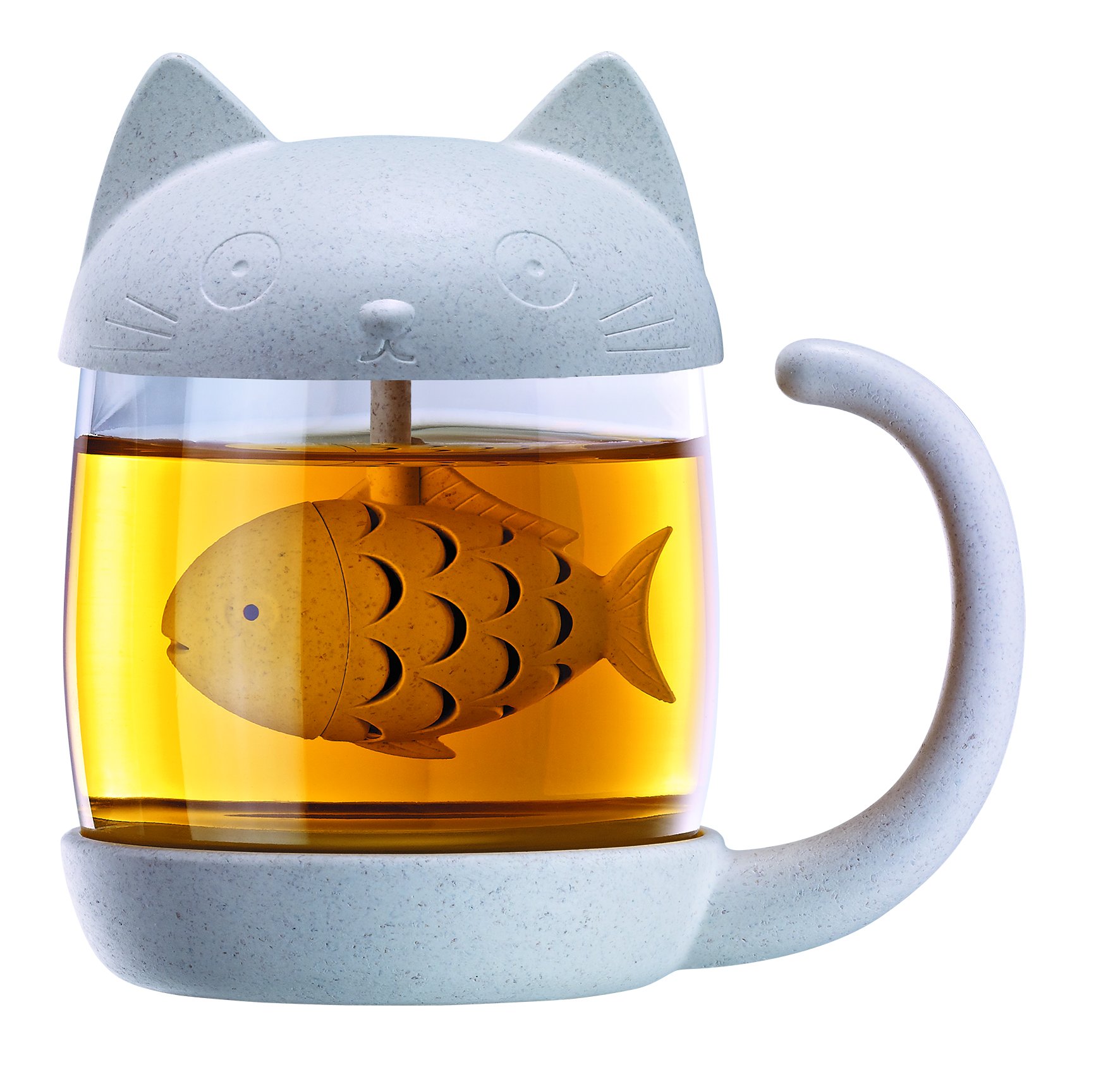 Winkee Monkey Tea Mug with Integrated Tea Infuser
