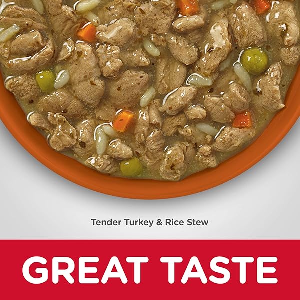 HILL’S SCIENCE DIET WET DOG FOOD, ADULT, SENSITIVE STOMACH & SKIN, TENDER TURKEY & RICE STEW, 12.5 OZ CANS (PACK OF 12)