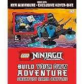 LEGO NINJAGO Build Your Own Adventure Greatest Ninja Battles: with Nya minifigure and exclusive Hover-Bike model