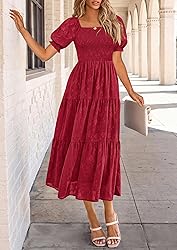PRETTYGARDEN Women's 2025 Summer Casual Midi