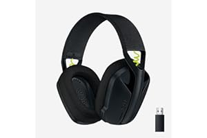 Logitech G435 LIGHTSPEED and Bluetooth Wireless Gaming Headset - Lightweight over-ear headphones, built-in mics, 18h battery,