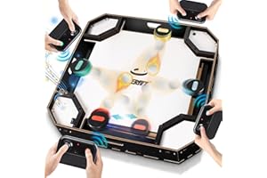 ACEMEND Arcade Games for Home, Tabletop Games with Remote Control, Sling Puck Games with LED Light and Sound Effects, Tables Game for Adults with a Points System, Fun Table Games for Family Gatherings