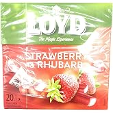 Loyd the Magic Experience Flavoured Fruit Tea Strawberry &amp; Rhubarb 20 teabags by Loyd Tea