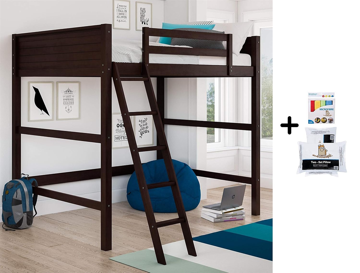 your zone full size loft bed