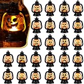 ROCEEI 24 Pcs Halloween Mini Pumpkin Lantern 3.54