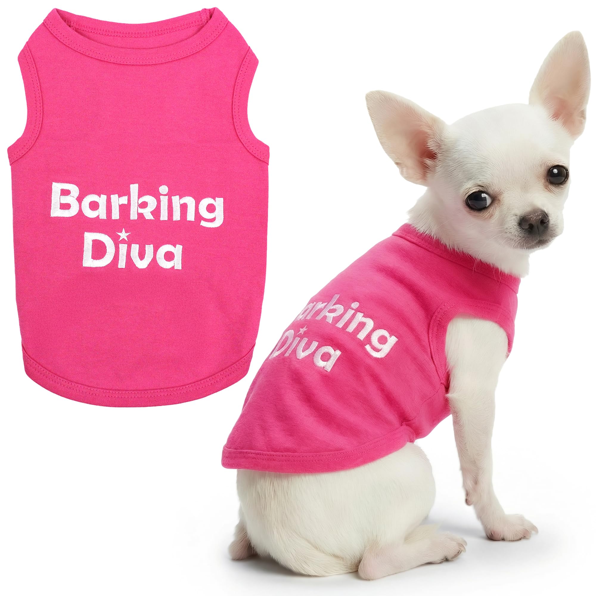 Parisian Pet Barking Diva Dog T-Shirt, XX-Small