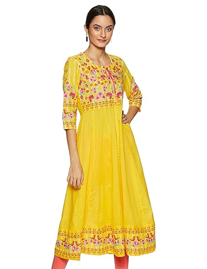 Women's cotton Anarkali Kurta