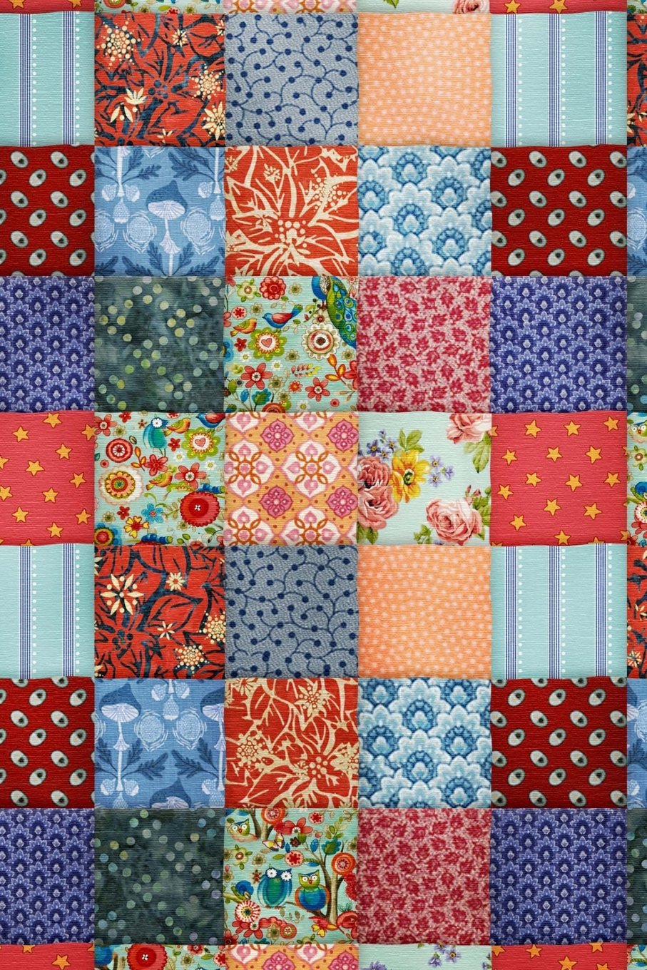 case notebook patchwork