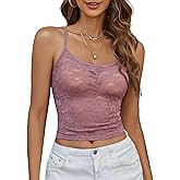 Avidlove Bralettes for Women Lace Spaghetti Strap Camisole Y2k Crop Tops Going Out Tank Tops