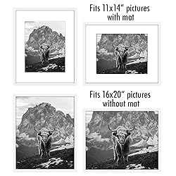 Americanflat 16x20 Picture Frame Set of 5 in White
