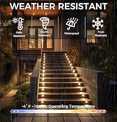 CLOUDY BAY Dimmable Upgraded 3 Color 120V LED