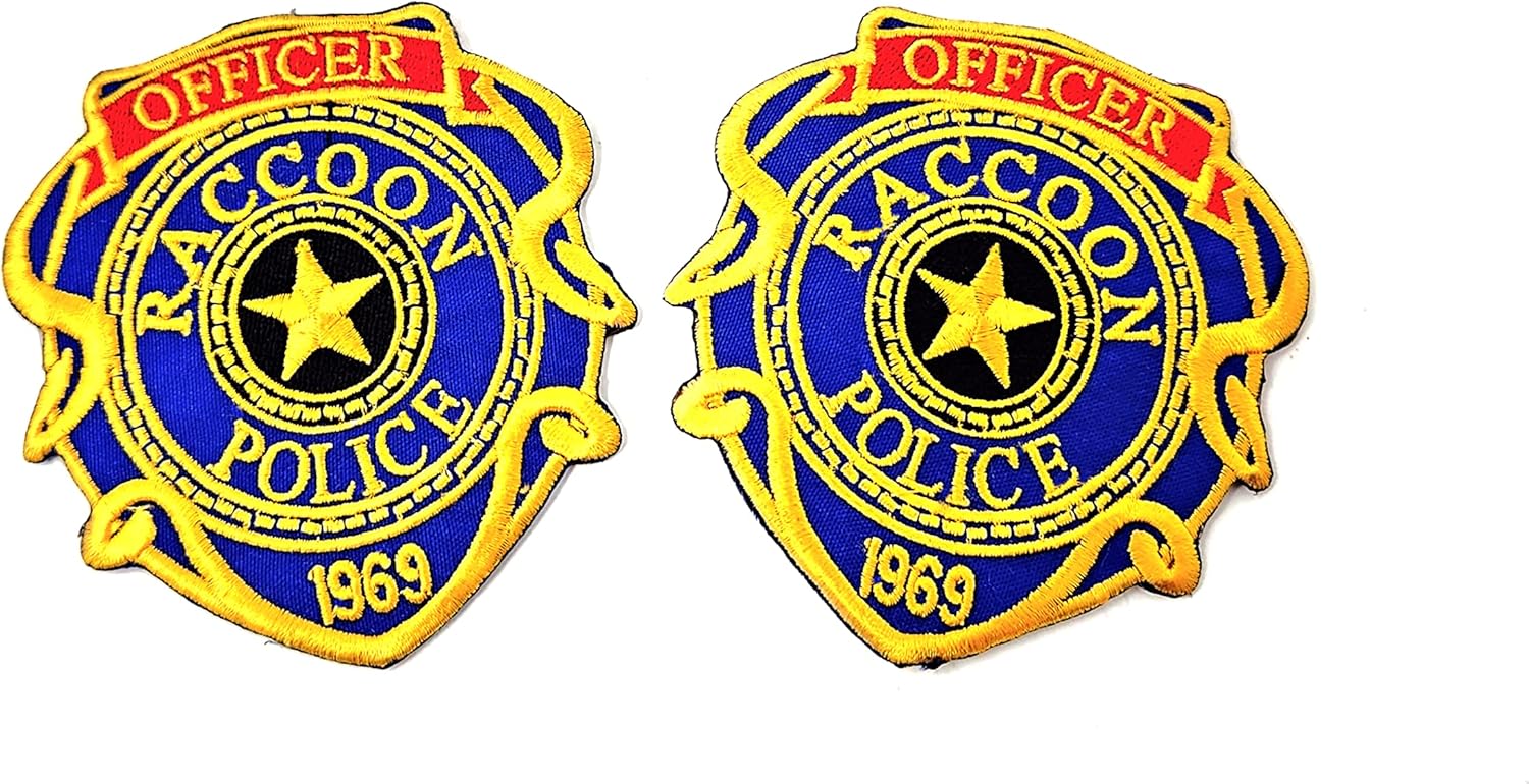 Mixed Media - Resident Evil 2 Raccoon City Police Embroidered Patches