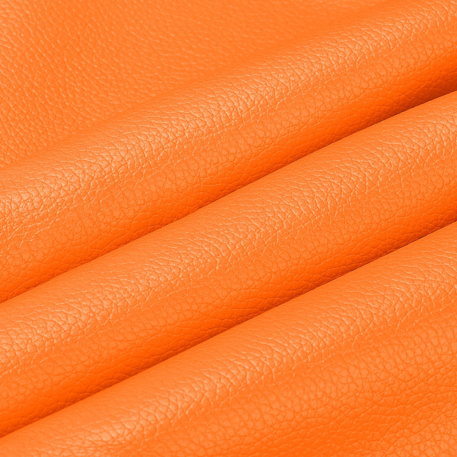 PATIKIL 54x19.7x0.05 Inch Faux Leather Sheets, Soft Colored Faux PU Leather Sheets Repair Fabric Patch for Book Binding, Repairing, Crafting, Sewing, Orange Red