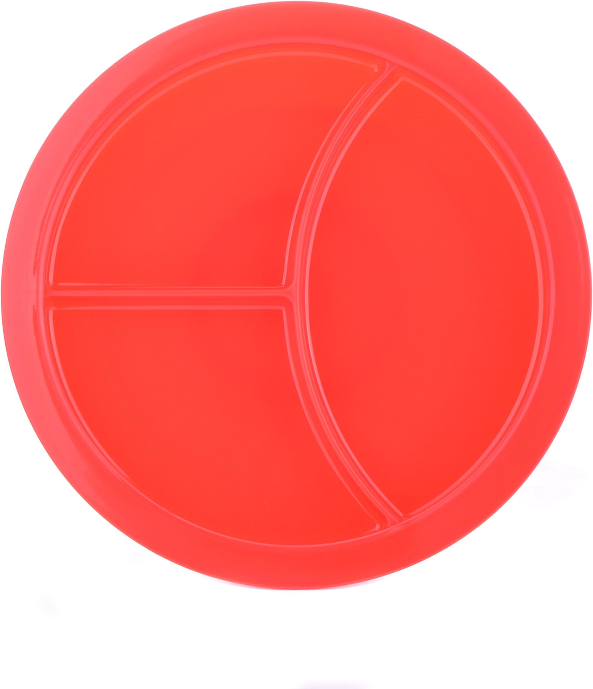 Ability Superstore Red Divided Plate