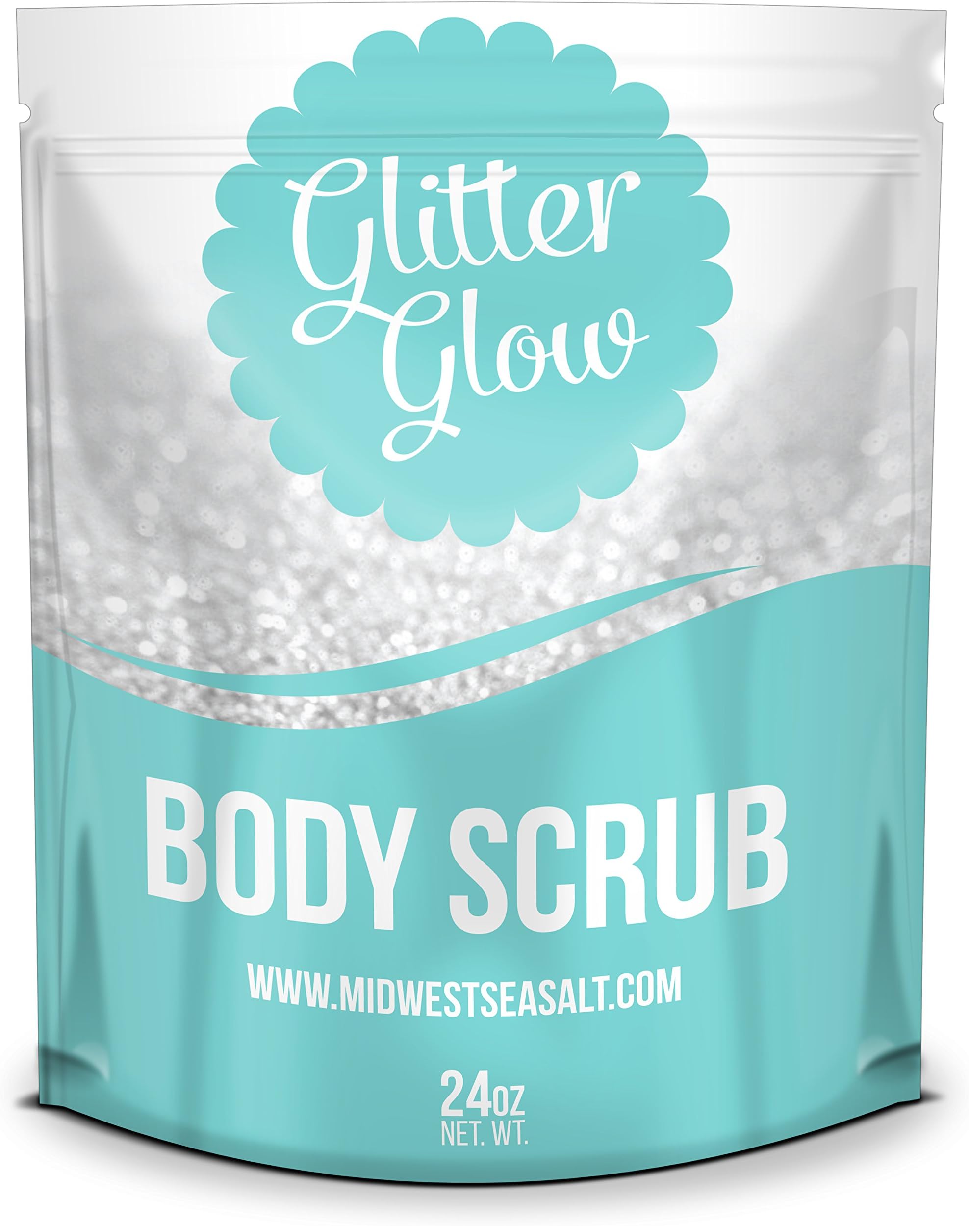 Aloe Sugar Glitter Glow Face & Body Scrub – Amazing Exfoliating Scrub with All Natural Gold Mica to Give You That Perfect Glitter Glow. 24oz