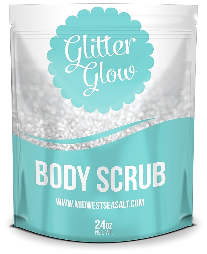Aloe Sugar Glitter Glow Face & Body Scrub Amazing Exfoliating Scrub with All