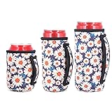 3 Pack Reusable Neoprene Insulated Can Sleeve with