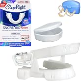 SleepRight Snore Aid Plus Nasal Breathe Aid - FDA Cleared for Snoring &ndash; Anti-Snoring Device &ndash; Snore Stopper for Men and Women - Effective Snore Reducing Aid that Works