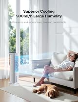 Pelonis 5L Air Cooler Evaporative 3 in 1 with Remote 60° Oscillation 7h view 5