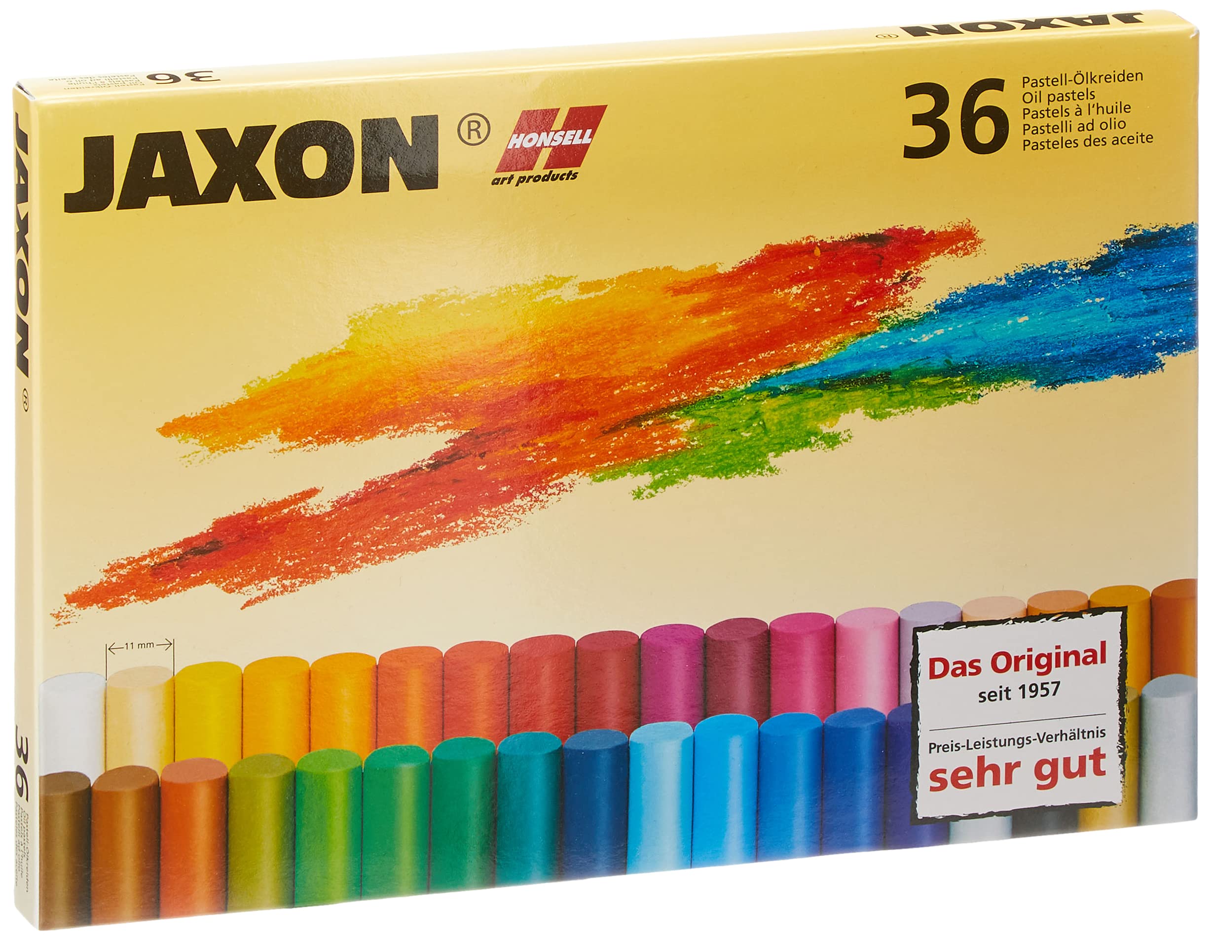 Honsel Art Products JAXON 47436 Oil Crayons 36-Pack