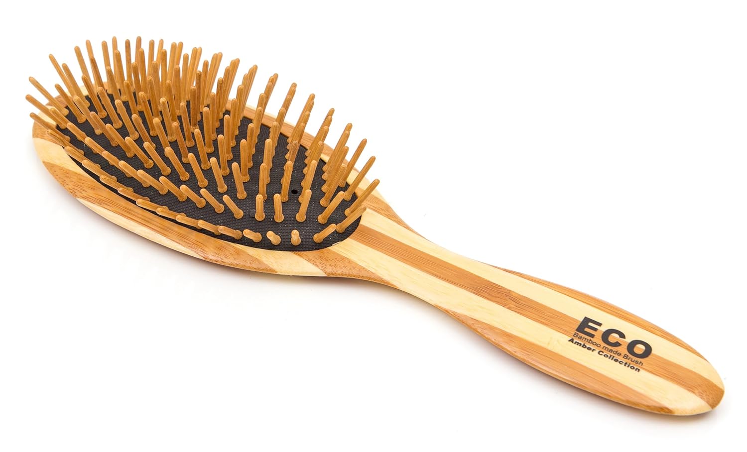 Large Natural ECO Bamboo Hair Comb Brush With Bamboo Bristles Wooden Massage Amazon.co.uk Beauty