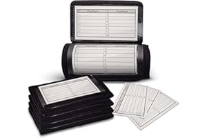 GSM Brands Quarterback (QB) Play Wristband - Youth Size - Pro Football Armband Playbook - 5 Pack (Black)