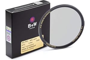 B+W 55mm XS-Pro HTC Kaesemann Circular Polarizer with Multi-Resistant Nano Coating, Black