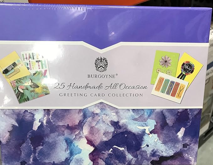 Burgoyne 25 All Occasion Cards With Greeting Card Organizer Limited 