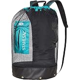 Stahlsac by Bare Bonaire Deluxe Mesh Wet/Dry Backpack (Aqua)