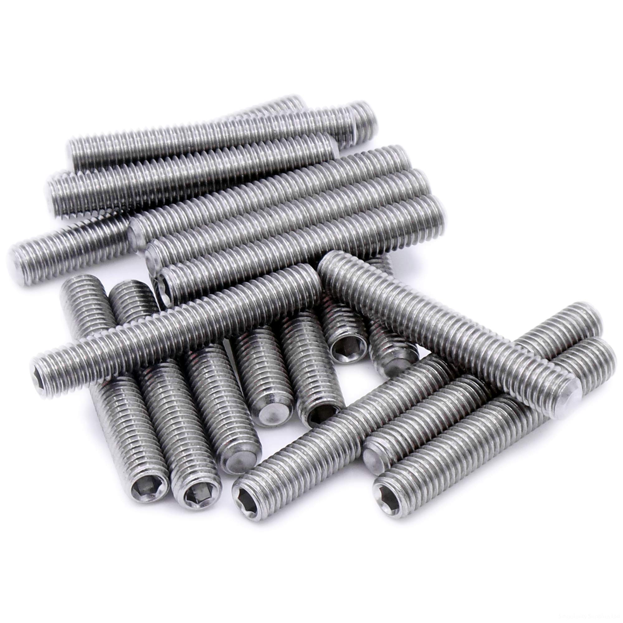 M6 (6mm x 4mm) Hex Socket Grub Screw (Cup Point) - Stainless Steel (A2) (Pack of 20)