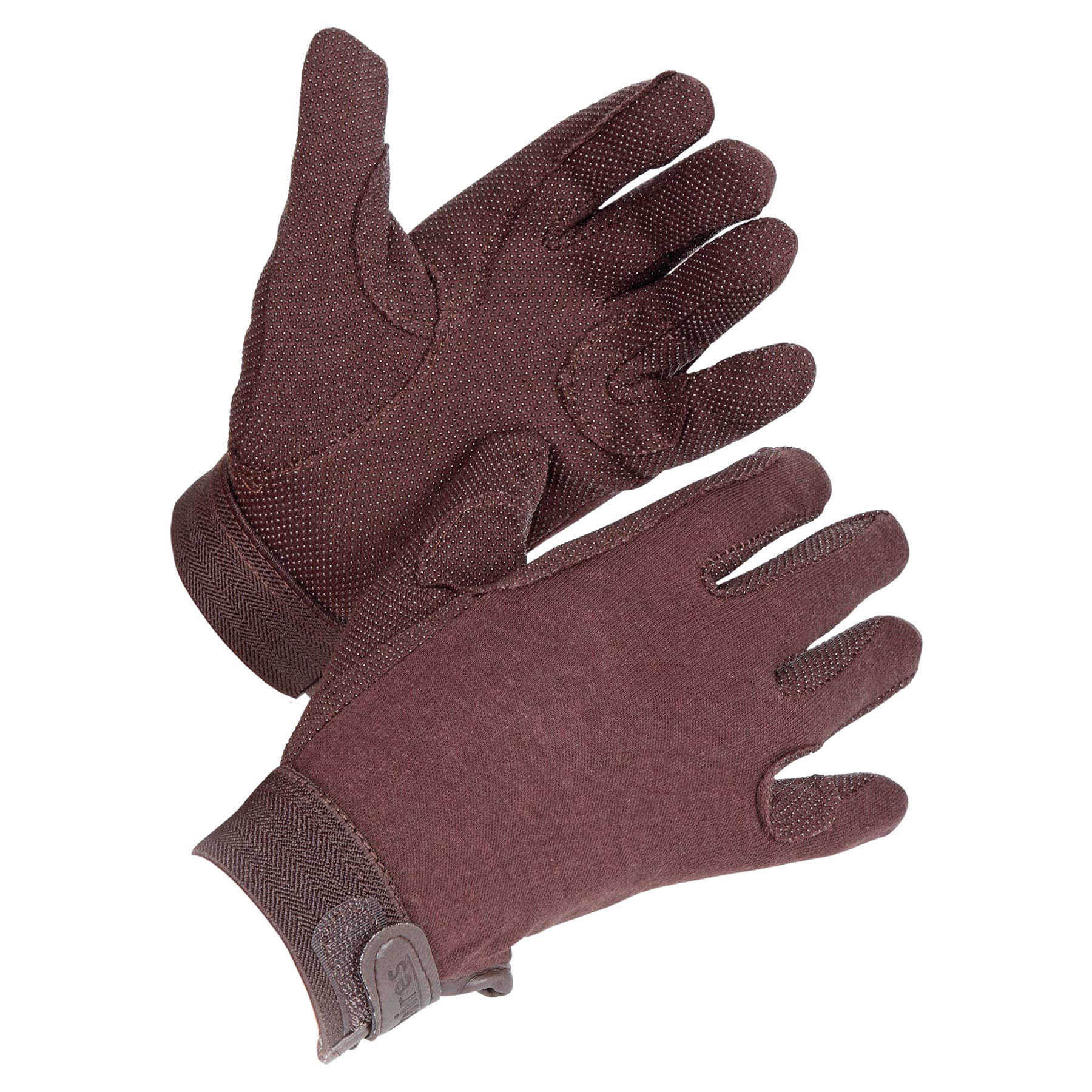 Adults Newbury Riding Gloves - Large - Brown